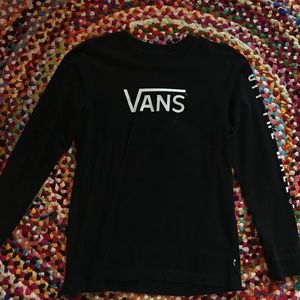 Vans M black "off the wall" long sleeved tee